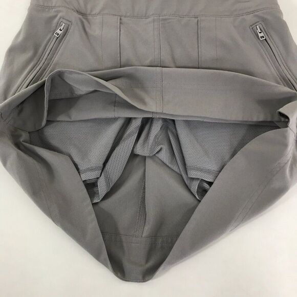 Athleta Chelsea Cargo Skort Women's Size 4 Gray Stretch Pockets Active Outdoor - Picture 3 of 11